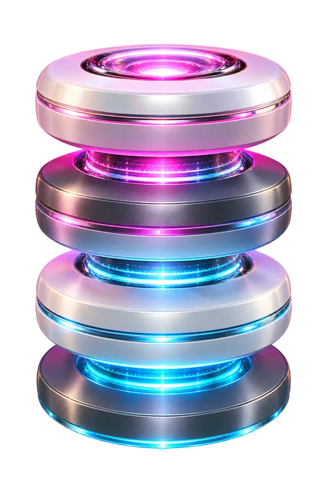Four-layer Jackpot Core representing build, integration, maintenance, and technical guidance.
